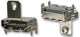 MC34935, Разъем HDMI, 19 контакт(-ов), Гнездо, Монтаж на Печатную Плату, Поверхностный Монтаж Прямой Угол