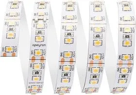 00-118 (2835-120LED-IP20-WW) теплый белый, Лента светодиодная, 120SMD(2835)/m, 12Вт/м, 1300Лм/м (1м)