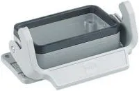 09302100305, Разъем для тяжелых условий, Base, Bulkhead Mount, Корпус из Алюминия, 1 Рычаг, 10B