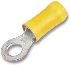 0-0323915-0, Клемма с кольцевым наконечником, M3.5, #6, 22 AWG, 0.4 мм, Серия PIDG, Желтый