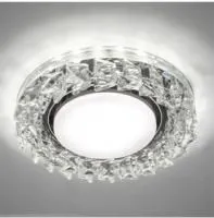 Светильник Bohemia LED 53 1 70 декор. из огран. стекла со светодиод. подсветкой GX53 прозр. ИТАЛМАК IT8529