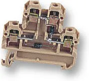039666 DK4D/35, Клеммная колодка на DIN рейку, 4 вывод(-ов), 22 AWG, 12 AWG, 4 мм, Винт, 10 А