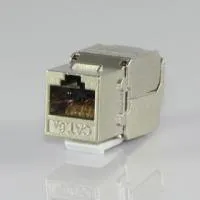 HYC-K28F33, Розетка Keystone 8P8C (RJ-45) CAT.6a, экранированная (TOOL FREE & PUNCH DOWN)