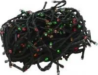 15-25 Электрическая гирлянда светодиодная, 3.5м, 50 ламп, 8 режимов, теплый белый