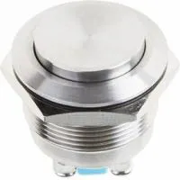 36-3460, Кнопка антивандальная 22 Б/Фикс (2с винт) (ON)-OFF вогнутая