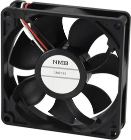 08020SS-12M-AT-00, AXIAL FAN, 80MM, 12VDC, 39.91CFM, 37.5DB