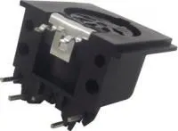 MAB 5 SH, Разъем DIN Аудио / Видео, IP30, 5 контакт(-ов), Гнездо, Монтаж на Печатную Плату