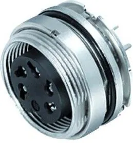 09-0132-290-12, Круглый разъем, 723 Series, Гнездо с Монтажом в Панель, 12 контакт(-ов), Гнездовой, С Резьбой