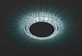 Светильник DK LD26 BL/WH декор cо светодиодной подсветкой Gx53 голуб. ЭРА Б0029639