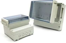 DC005CBU, Корпус для РЭА 213X185X104.5 мм, герметичный, с прозрачной крышкой