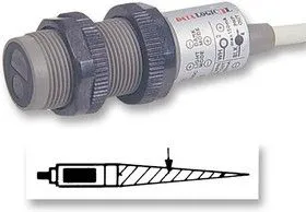 S5-5C10-30, Фотоэлектрический датчик, S5 серия, трубчатый, осевой, диффузный, 100мм, NPN / PNP, 10В до 30В