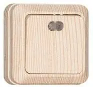 Выключатель 1-кл. ОП Олимп 10А с индик. сосна UNIVersal 5560827