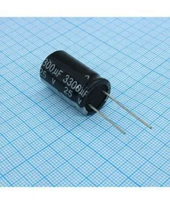 KM332M1EBKJ1625VBK, Radial, 25V 3300uF /16*25/105 C