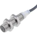 E2AM12KS04WPC12, Датчик индуктивный, Конф.выхода NPN / NO, 0-4мм, 12-24ВDC, М12