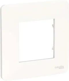 Рамка 1-м UNICA STUDIO бел. SchE NU200218