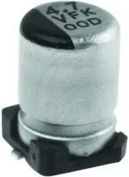 AFK107M50F24T-F, ALUMINUM ELECTROLYTIC CAPACITOR, 100UF, 50V, 20%, SMD