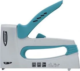 41002, Степлер мебельный, алюминиевый корпус,регулировка удара, тип скобы 13, 53, 300, 6-16мм