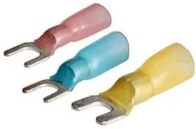 НВИ-Т 2,5-4, Наконечник вилочный изолированный синий с термоусаживаемой манжетой