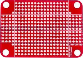 pcb составной, Печатная макетная плата 46х66 для корпусов Составной ( Шаг 2,54мм)