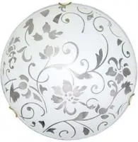 Светильник НПБ 01-2х60-139 Эрика d300 М16 60Вт E27 IP20 матовый бел./клипса зол. (инд. упак.) Элетех 1005204380