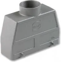 0930 024 0421, Корпус разъема, Hood, Стандартными разъемами Han, 24B, 180, Корпус из Металла