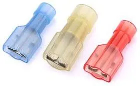 РПИ-М(н) 1,5-(6,3) (РПИ-М(н) 1.5-7-0.8), Разъем плоский полностью изолированный (мама) красный 0.5-1.5 мм кв.