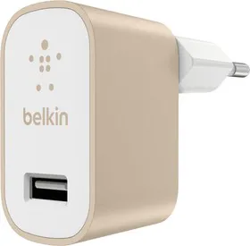 F8M731vfGLD, Зарядное устройство Belkin Универсальное СЗУ Universal Home Charger, 2.4A, Gold