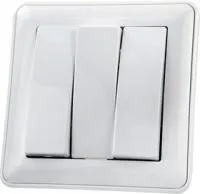 BC0516-351-18, Выключатель WESSEN-59 3-кл СП16А (белый)