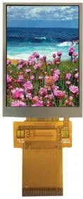 MCT028D0W240320PMLIPS, TFT ЖК-дисплей, 2.8 , 240 x 320 Пикселей, QVGA, Портретный, RGB, 3.3В