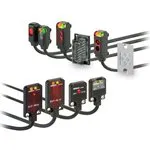 E3T-FT12, Photoelectric Sensor Thru-beam Dark ON NPN 0.5m 4-Pin