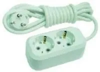 Удлинитель 2х5м без заземл. 10А IP20 Makel MGP104