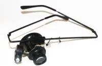 PL4401 (EL-92), Лупа налобная 20x монокулярная (очки) с подсветкой (1 LED)