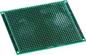 Плата макетная 70мм х 90мм, шаг 2.54мм