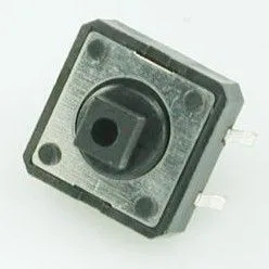 TC-12ET (DTS-24N) (SWT-9), Кнопка тактовая 12х12, h=7мм