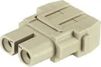 09140023102, Разъем для тяжелых условий, Han-Modular Series, Module, 2 Contacts, Гнездо