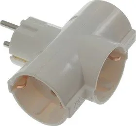 SA1/3-Z (SV-55093), Тройник на 3 розетки с заземлением
