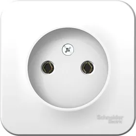 Розетка 1-м ОП BLANCA 16А 250В без шторок без заземл. изол. пласт. бел. SchE BLNRA000111
