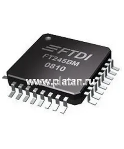 FT245BL, Преобразователь USB1 1 - FIFO режим Bit Bang (=FT245BM), [TQFP-32]