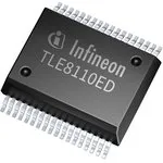 TLE8110EDXUMA1, Переключатель нагрузки, AECQ100, высокой стороны, низкой стороны, 10 каналов, 55В, 1.7A, 0.6Ом