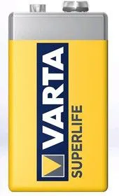 2022 (6F22), Элемент питания солевой Superlife (крона) (1шт) 9В