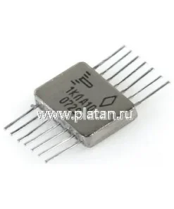 564ЛА10 никель (01-06г), 2 логических элемента "2И-НЕ" с открытым стоковым выходом