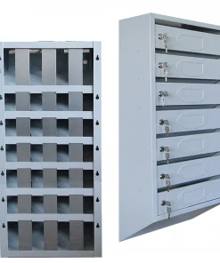 Почтовый ящик квартирный 7-секционный с задними ограничительными полосами, ЯПО-7