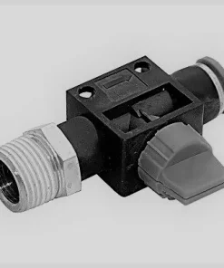 Фитинг с краном ( резьба - цанга), HVFS