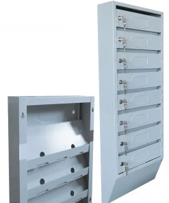 Почтовый ящик подъездный 8-секционный узкий, ЯПУ-8