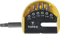 39D351, Комплект бит Torx с держателем, Cr-V, (7шт)