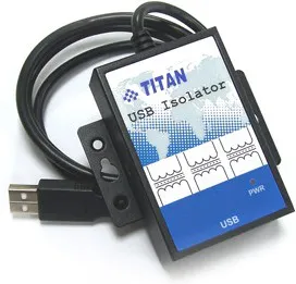 USB-ISO-M, Изолированный повторитель USB, металлический корпус (-40С ~ +70C)