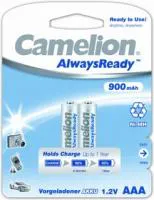 AAA- 900mAh Ni-Mh Always Ready BL-2 (NH-AAA900ARBP2, аккумулятор, 1.2В)