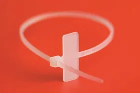 Хомут кабельный 2.5х100 полиамид бел. с таб. 8х25.4 (уп.100шт) DKC 252100-M