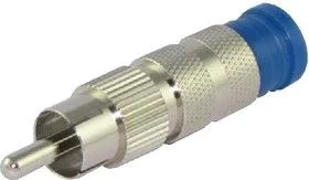 HYR-WP09125, Штекер RCA водонепроницаемый, компрессионный (RG-6)