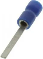 DVBVE2-18, Ножевая клемма, Серия DVBE, 16AWG до 14AWG, 2 мм, Синий, Винил, 2.31мм x 0.75мм